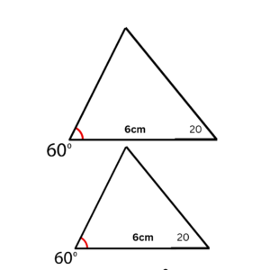 Angle Angle Side or also known as AAS congruence criteria states that if two angles and a side not common to the two angles are equal in two triangles, then the triangles are congruent.